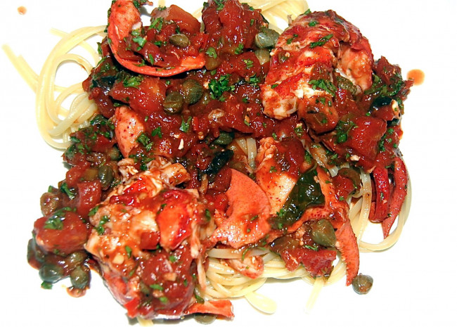 Обои картинки фото еда, рыбные блюда,  с морепродуктами, лобстер