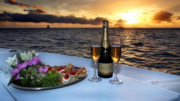 Картинка еда напитки +вино вино закат