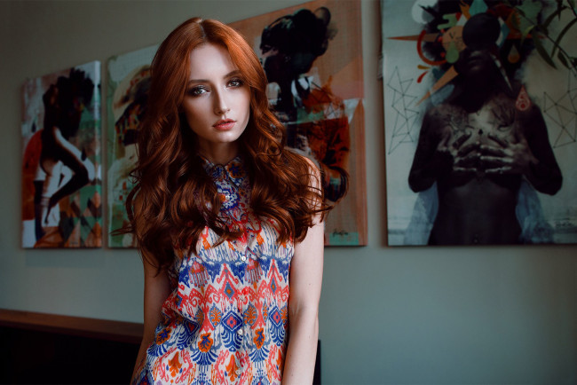 Обои картинки фото девушка, девушки, -unsort , рыжеволосые и другие, модель