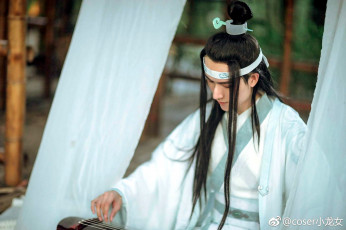 Картинка мужчины -+креатив +косплей лань ванцзи гуцинь костюм