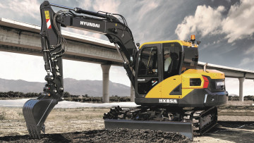 Картинка техника экскаваторы hyundai