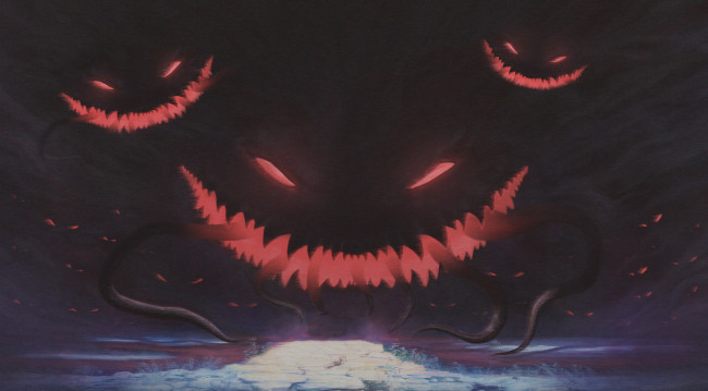 Обои картинки фото аниме, животные,  существа, улыбка