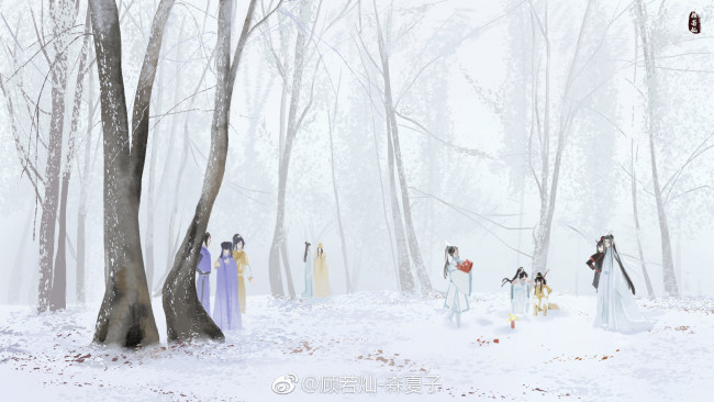 Обои картинки фото 26862, 22799, 23376, аниме, mo dao zu shi, the, untamed, неукротимый, повелитель, чэньцин, мосян, тунсю, mo, dao, zu, shi, магистр, дьявольского, культа