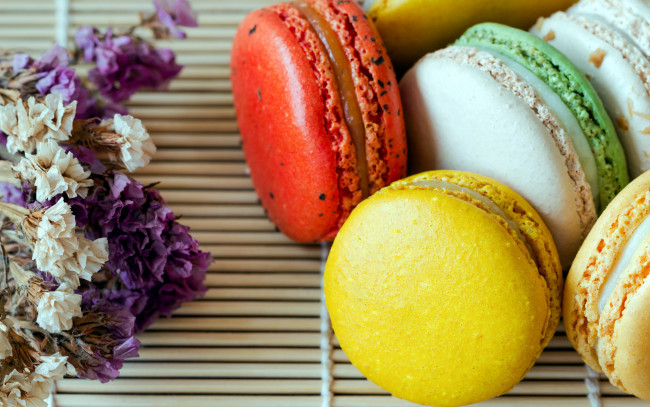 Обои картинки фото еда, макаруны