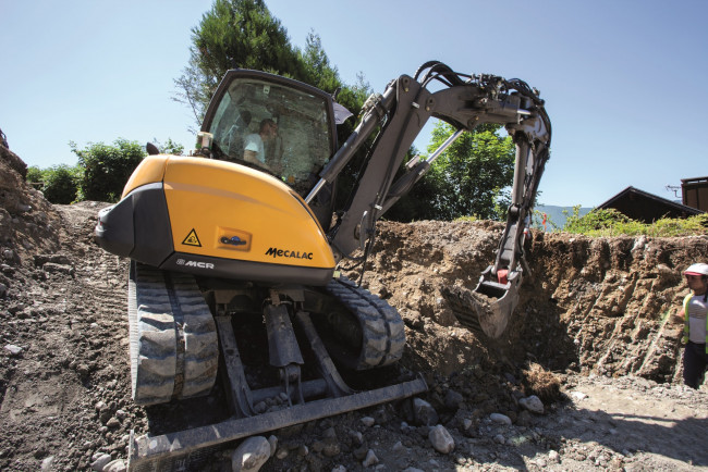 Обои картинки фото техника, экскаваторы, mecalac