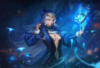 Картинка фэнтези маги +волшебники девушка магия