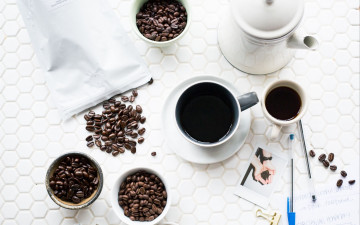Картинка еда кофе +кофейные+зёрна зерна кофейные чашка
