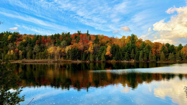Обои картинки фото lac meech, gatineau, quebec, природа, реки, озера, lac, meech
