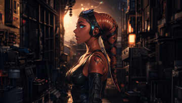 обоя фэнтези, _star wars, twilek, star, wars