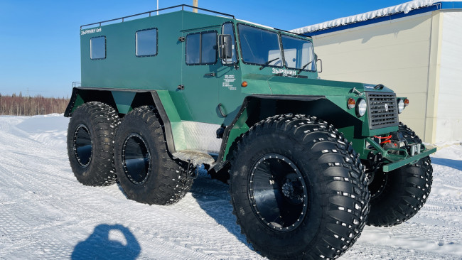Обои картинки фото техника, вездеходы, зырянин, 112, снегоболотоход