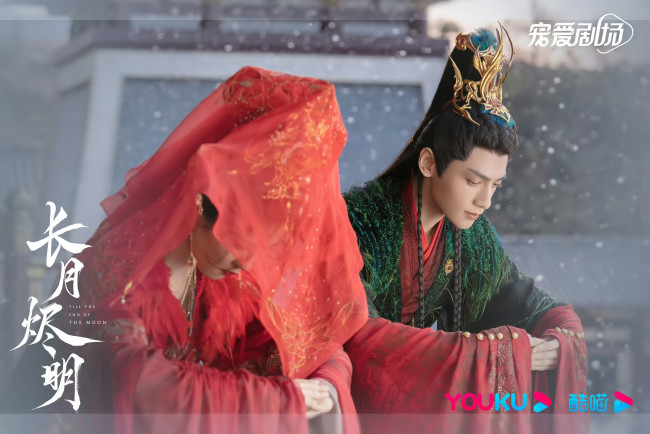 Обои картинки фото кино фильмы, till the end of the moon, светлый, пепел, луны, тань, тай, цзинь, минъе, бог, войны, владыка, демонов, ли, сусу, е, сеу