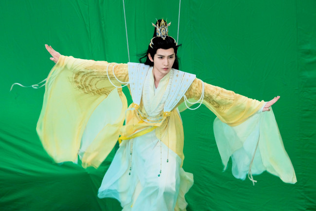 Обои картинки фото deng wei, мужчины, актер, костюм