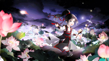 Картинка аниме mo+dao+zu+shi вэй усянь лотосы пристань игрушка