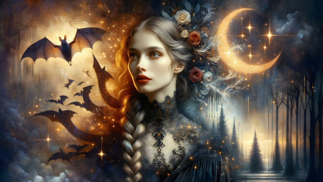 Обои картинки фото фэнтези, девушки, нейросети, графика, нейроарт, ai, art, нейронные, сети, рисунки, нейро, искусство, нейрографика, graphics, neuroart, neural, networks, drawings, neuro, neurography