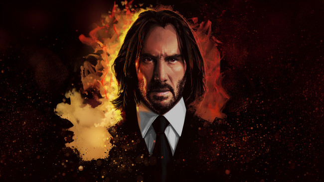 Обои картинки фото рисованное, кино,  мультфильмы, john, wick