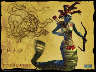 обоя видео, игры, titan, quest