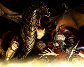 Картинка фэнтези драконы