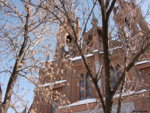Картинка самарский костел города католические соборы костелы аббатства