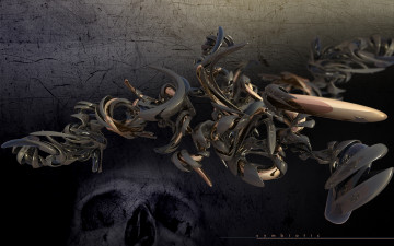 Картинка 3д графика abstract абстракции