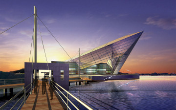 Картинка 3д графика architecture архитектура