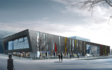 Картинка 3д графика architecture архитектура