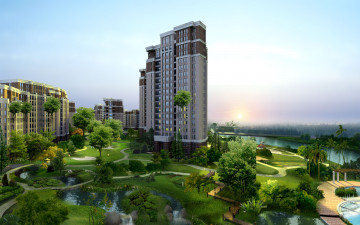 Картинка 3д графика architecture архитектура