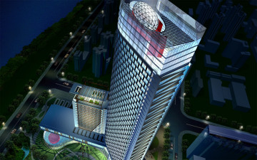 Картинка 3д графика architecture архитектура