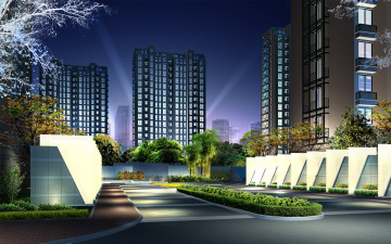 Картинка 3д графика architecture архитектура