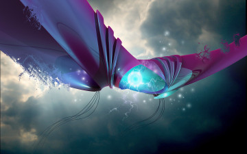 Картинка 3д графика abstract абстракции