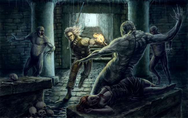 Обои картинки фото the, witcher, видео, игры