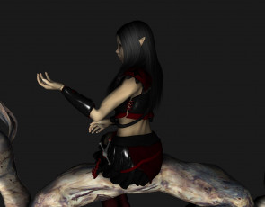 Картинка 3д графика elves эльфы эльфийка