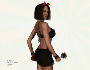 Картинка 3д графика people люди девушка