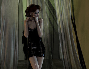 Картинка 3д графика people люди девушка