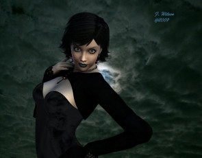 Картинка 3д графика people люди девушка