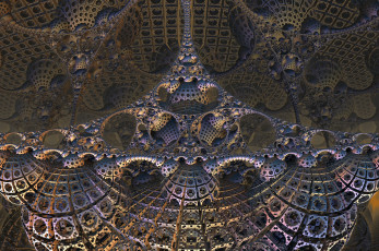 Картинка 3д графика fractal фракталы узор цвета фон