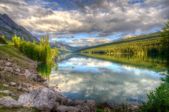 Картинка природа реки озера канада