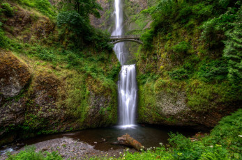 Картинка природа водопады сша орегон