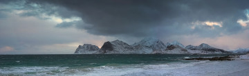 обоя lofoten, islands, norway, природа, моря, океаны, панорама, горы, норвежское, море, норвегия, лофотенские, острова