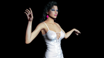 Картинка 3д графика people люди девушка