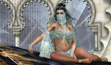 Картинка 3д графика people люди девушка