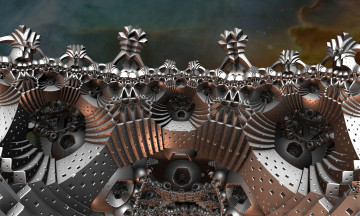 Картинка 3д графика fractal фракталы фон цвета узор