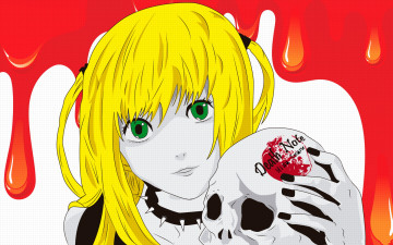 Картинка аниме death note девушка