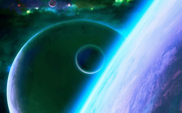 Картинка космос арт планеты