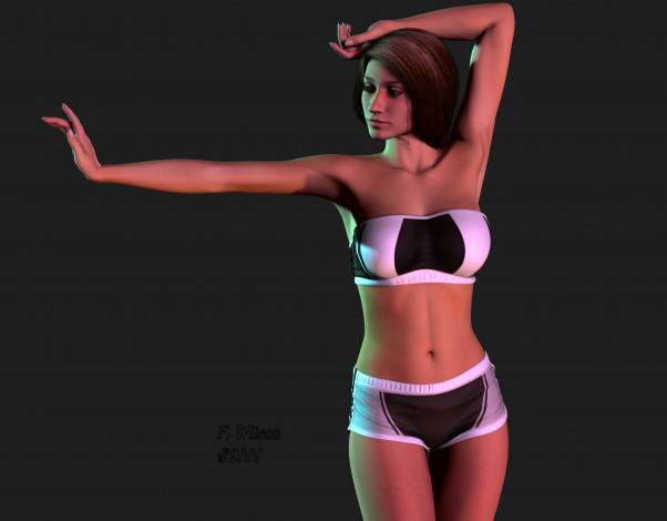 Обои картинки фото 3д, графика, people, люди, девушка