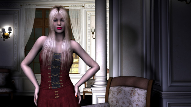 Обои картинки фото 3д, графика, people, люди, девушка