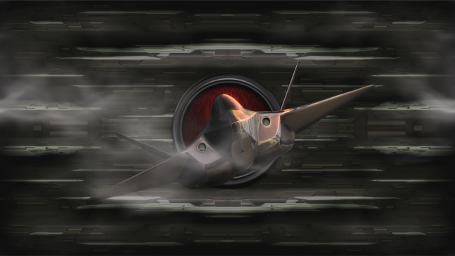 Обои картинки фото авиация, 3д, рисованые, graphic, самолет