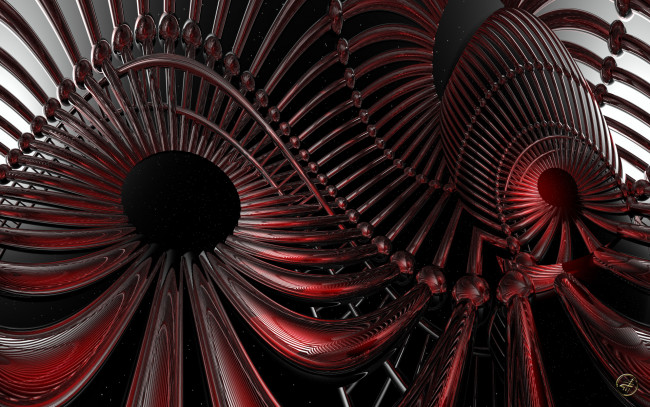 Обои картинки фото 3д, графика, fractal, фракталы, фон, цвета, линии, узор