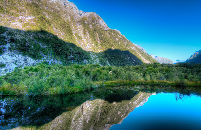 Обои картинки фото природа, реки, озера, новая, зеландия