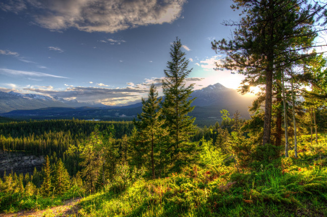 Обои картинки фото природа, восходы, закаты, канада