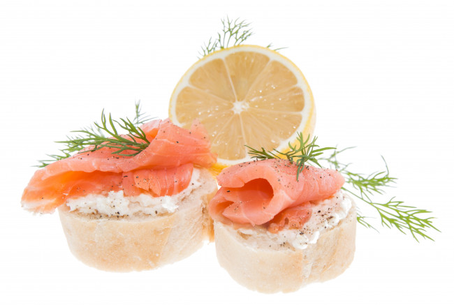 Обои картинки фото еда, бутерброды, гамбургеры, канапе, рыба